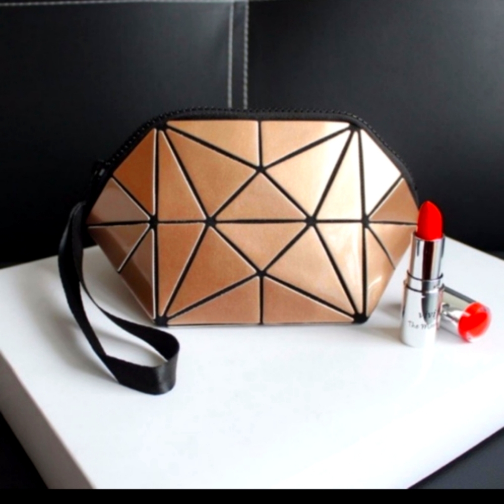 Geometric Pouch with Straps